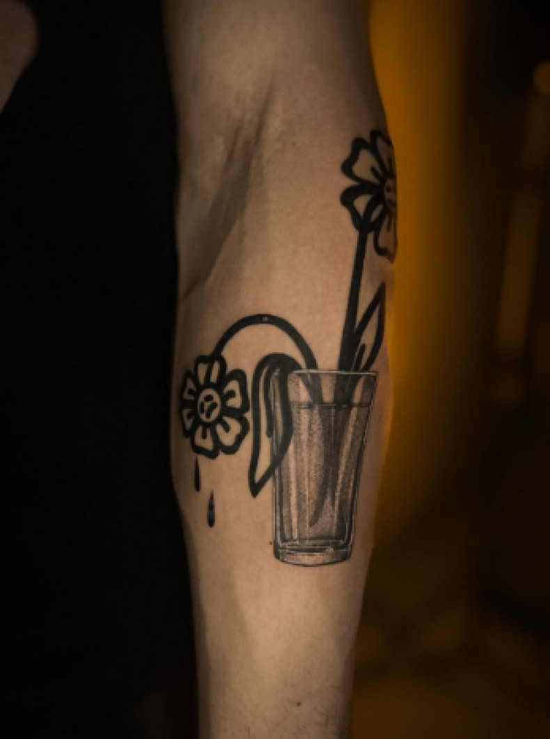 Цветок, фото - Тату салон TATTOO LAMARCH