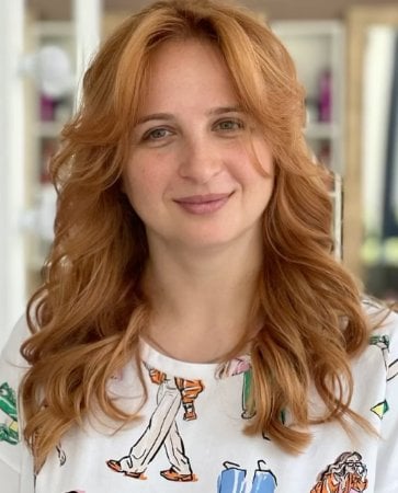Стрижка на длинные волосы женская с челкой, фото - Парикмахер Оксана Заводович