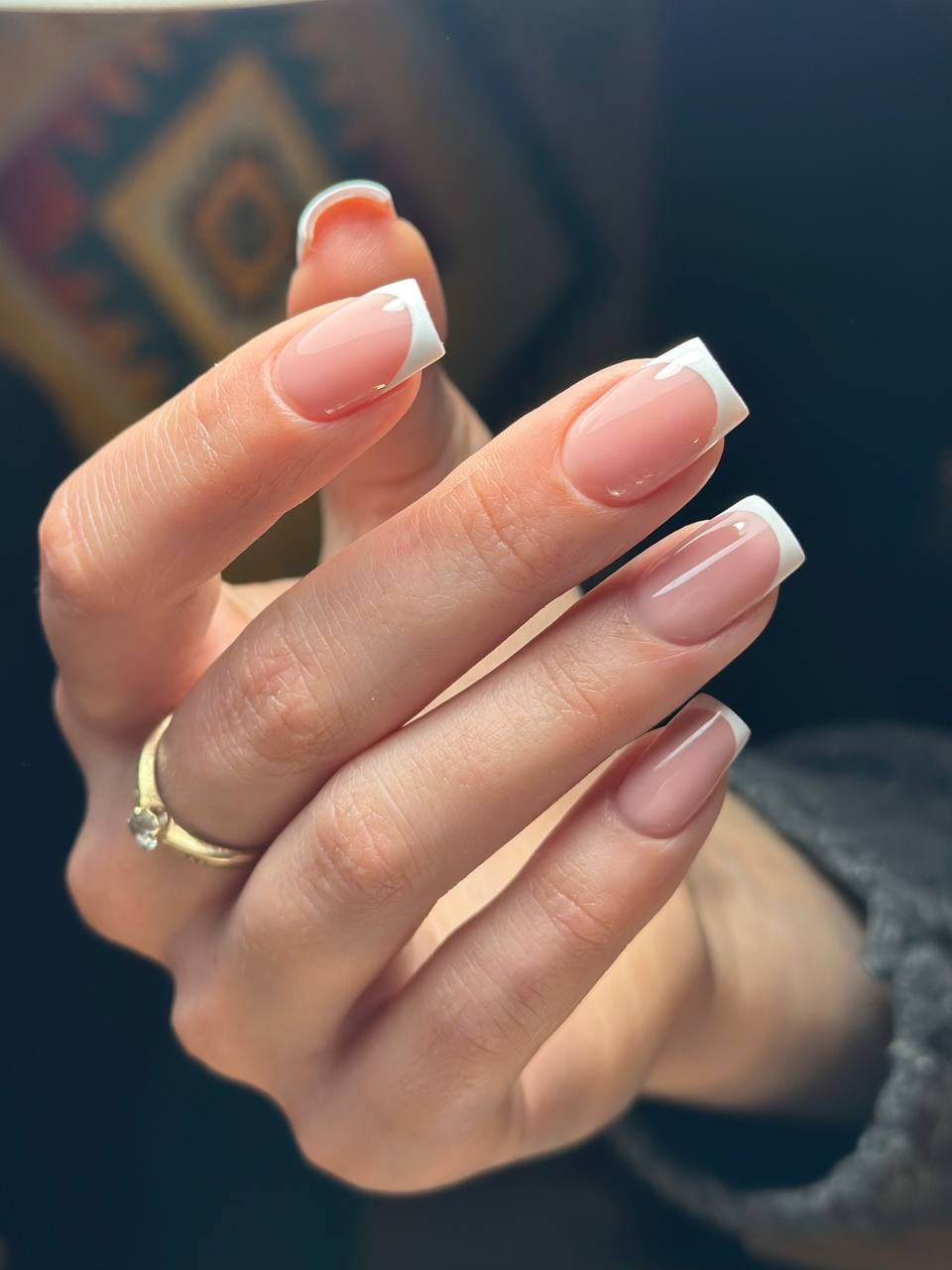 Классический маникюр нежный французский, фото - Ногтевая студия Kohut nails