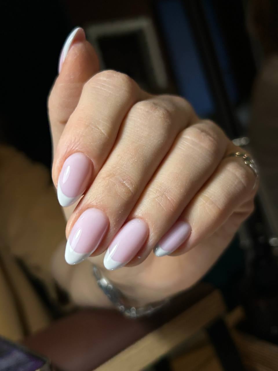 Классический маникюр нежный нюдовый, фото - Ногтевая студия Kohut nails