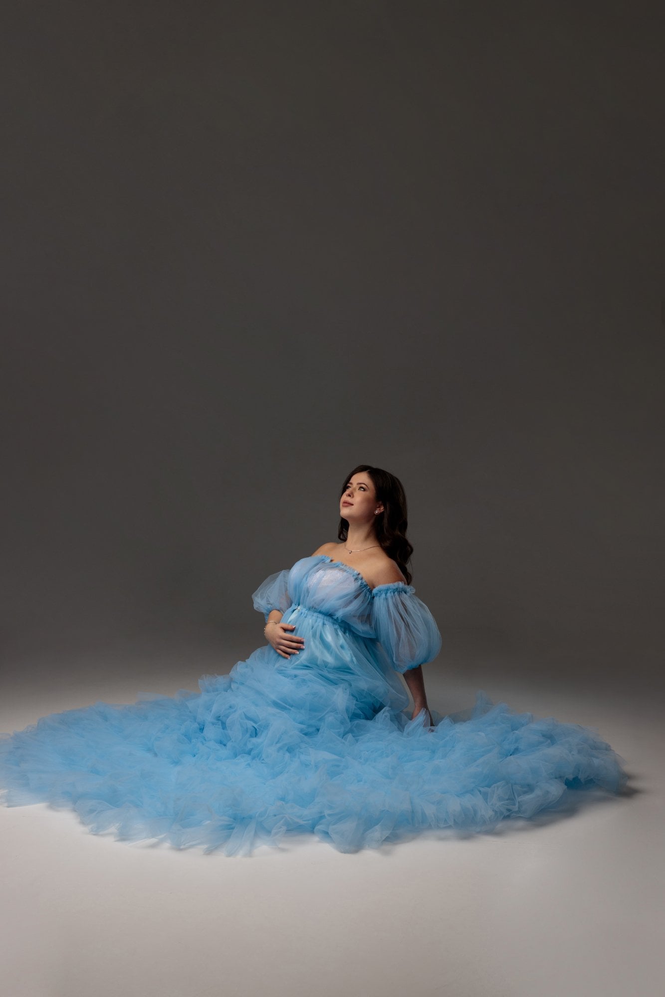 Фотосесія вагітності у студії ніжна, фото - Фотостудiя Fotox Studio