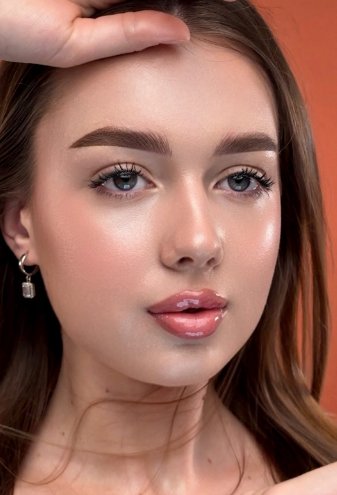 Красивый макияж нежный губ, фото - Студия татуажа Brows decor & Permanent