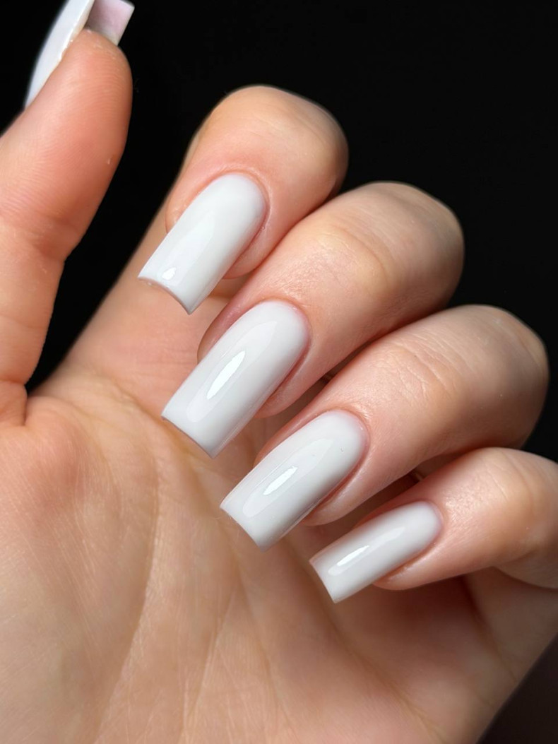 Ніжний молочний манікюр, фото - Студія краси Cosmeja