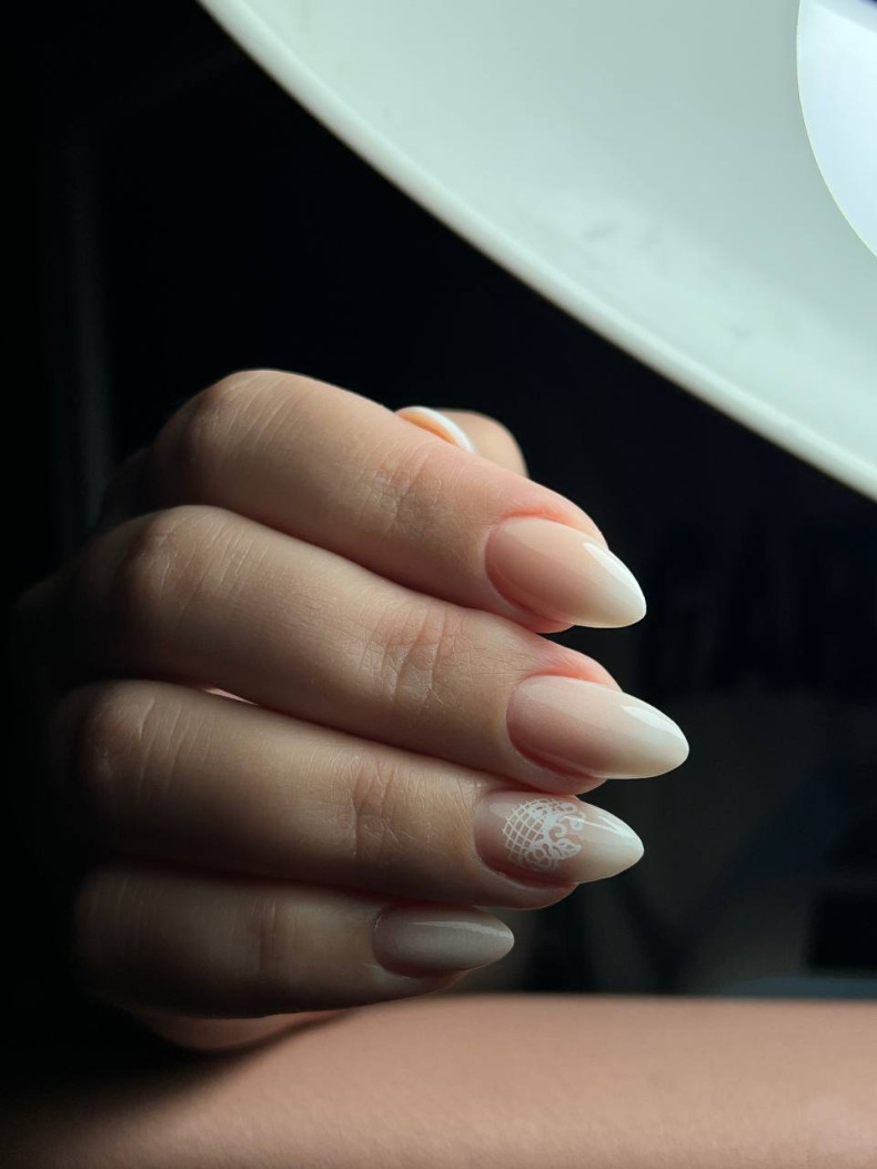 Корекція нарощених нігтів + дизайн, фото - Студія краси Cosmeja