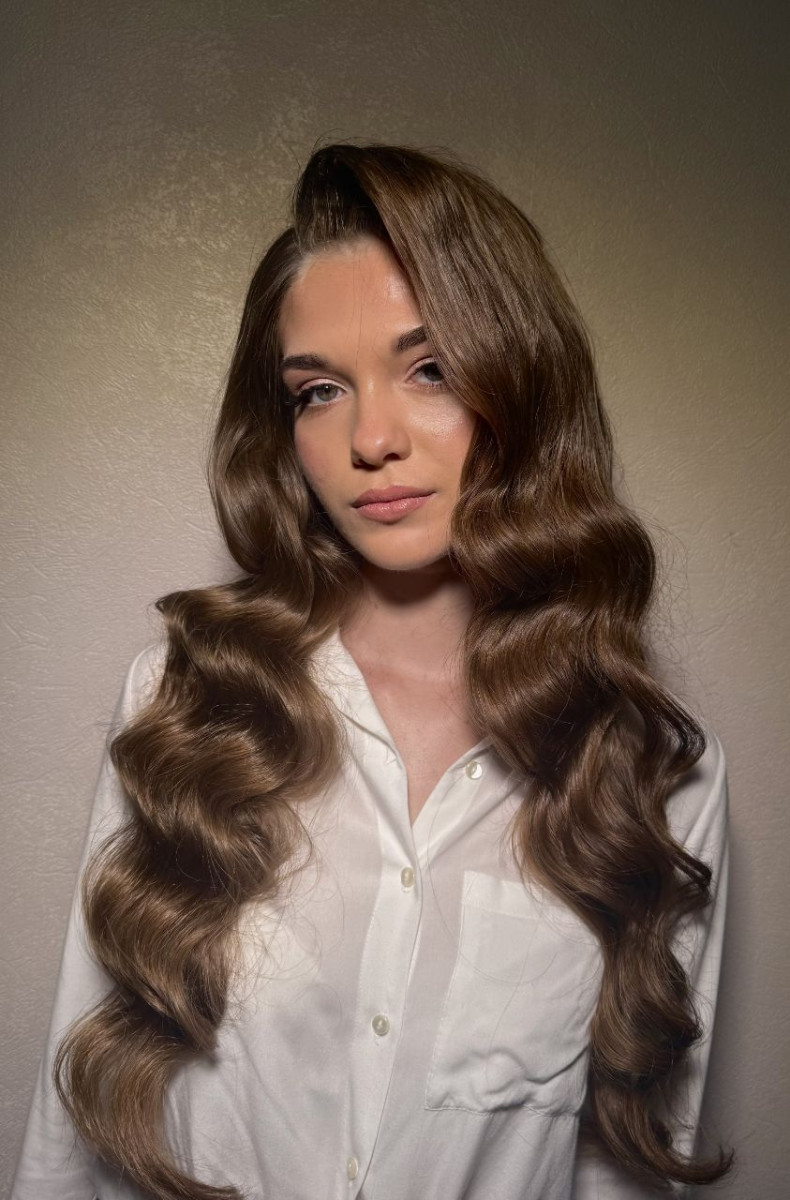 Стрижка на длинные волосы женская укладка волос, фото - Студия красоты LAVANDA Beauty Studio