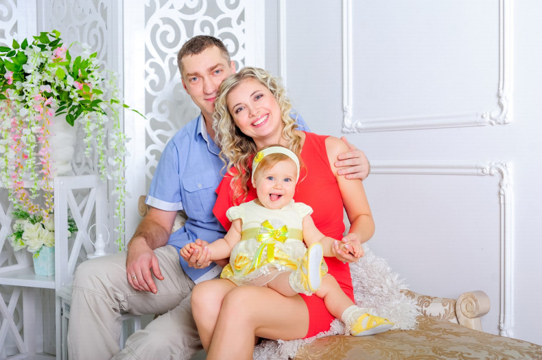 Сімейна фотосесія у студії дитяча, фото - Весільний фотограф Павло Поздняк