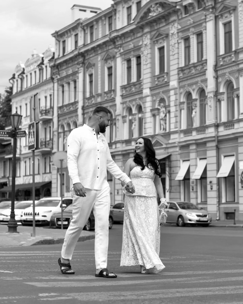 Фотосесія пари стильна чб, фото - Фотограф Юлія Мальована