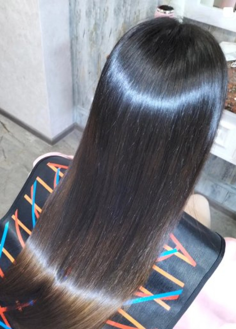 Стрижка на довге волосся укладка розтяжка кольору, фото - Салон краси Magic Hair
