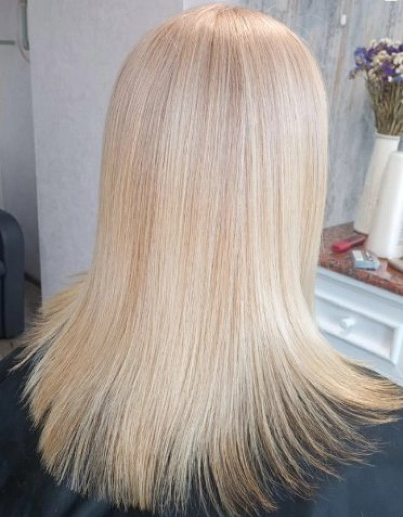 Стрижка на длинные волосы женская блонд, фото - Студия красоты Magic Hair