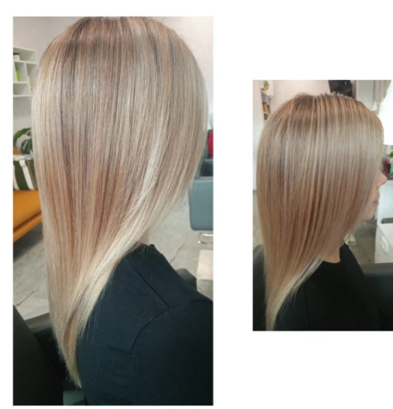 Стрижка на длинные волосы женская сложное окрашивание, фото - Студия красоты Magic Hair