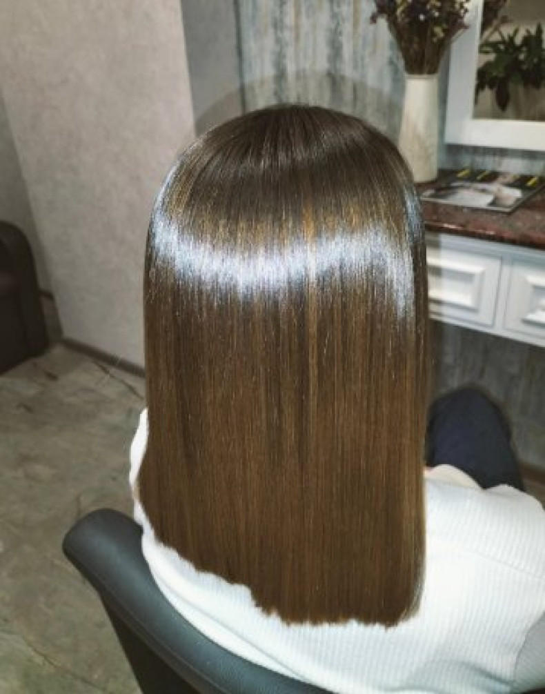 Стрижка на средние волосы каре укладка волос, фото - Студия красоты Magic Hair
