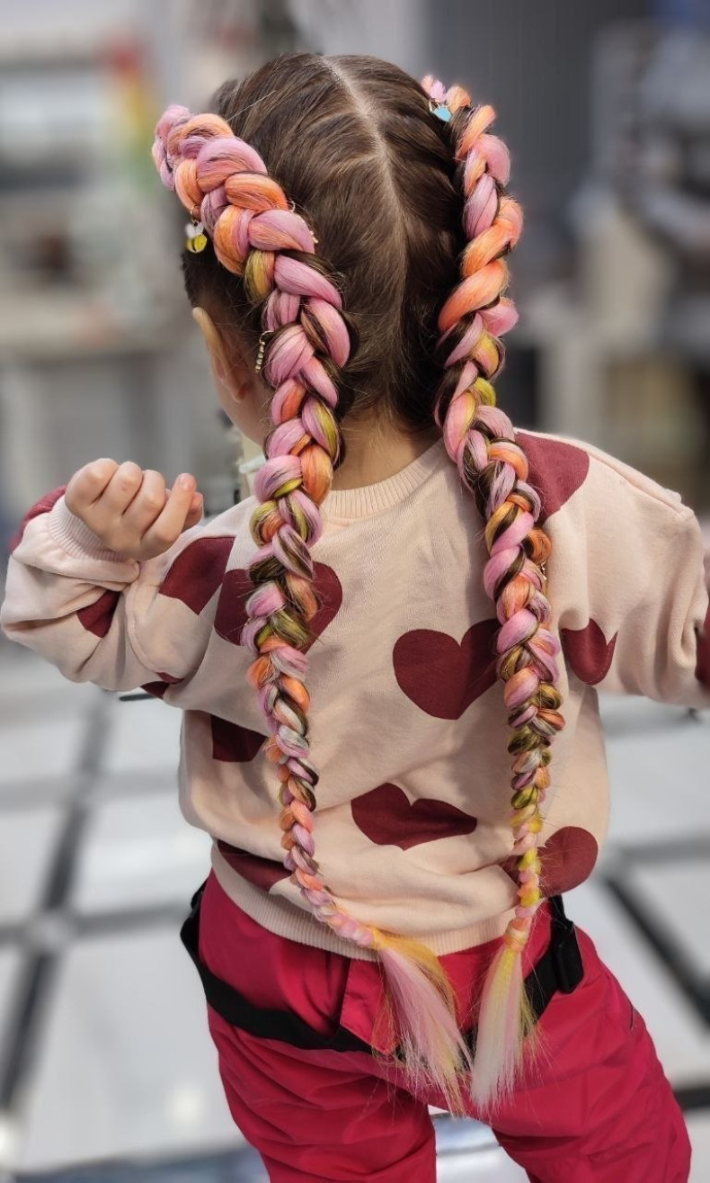 Плетіння волосся брейди косички, фото - Брейдер Ally Hairart