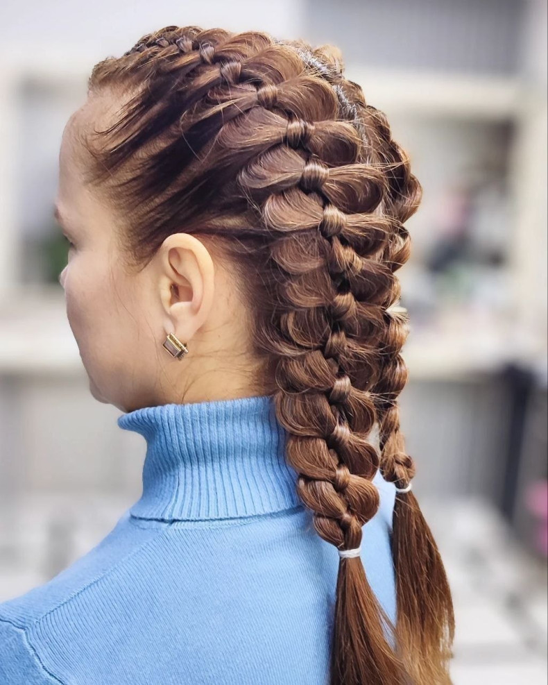 Плетіння волосся укладка косички, фото - Брейдер Ally Hairart