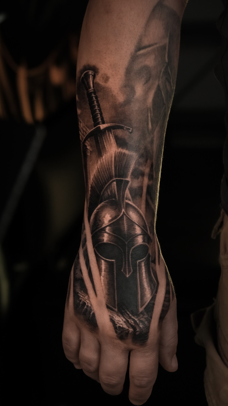 Тату and grey tattoo тату, фото - Тату мастер Дмитрий Масонов