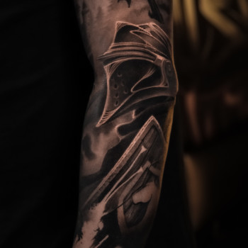 тату and grey tattoo