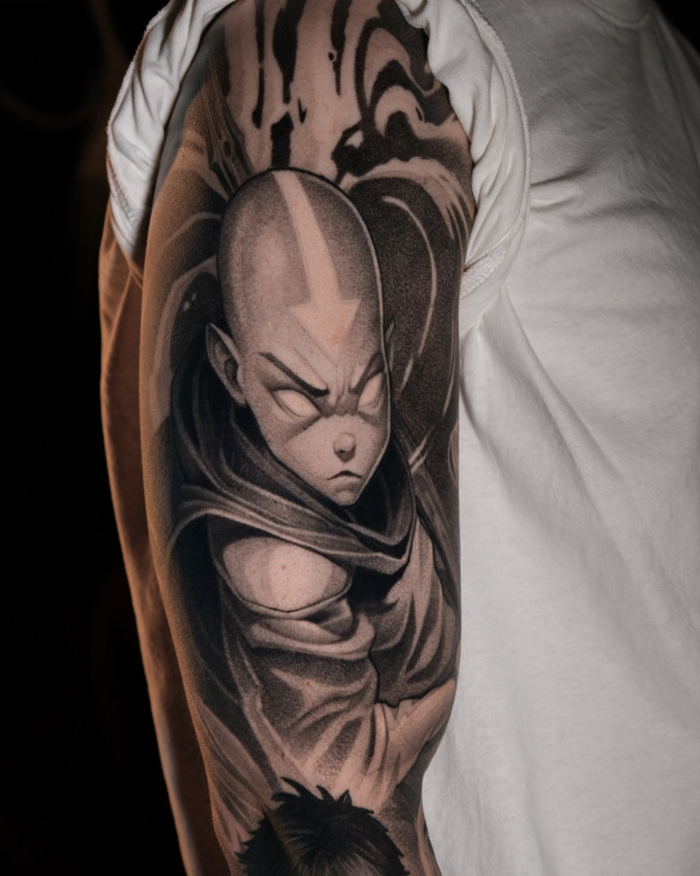 Graphic tattoo Графічне тату, фото - Тату мастер Дмитрий Масонов
