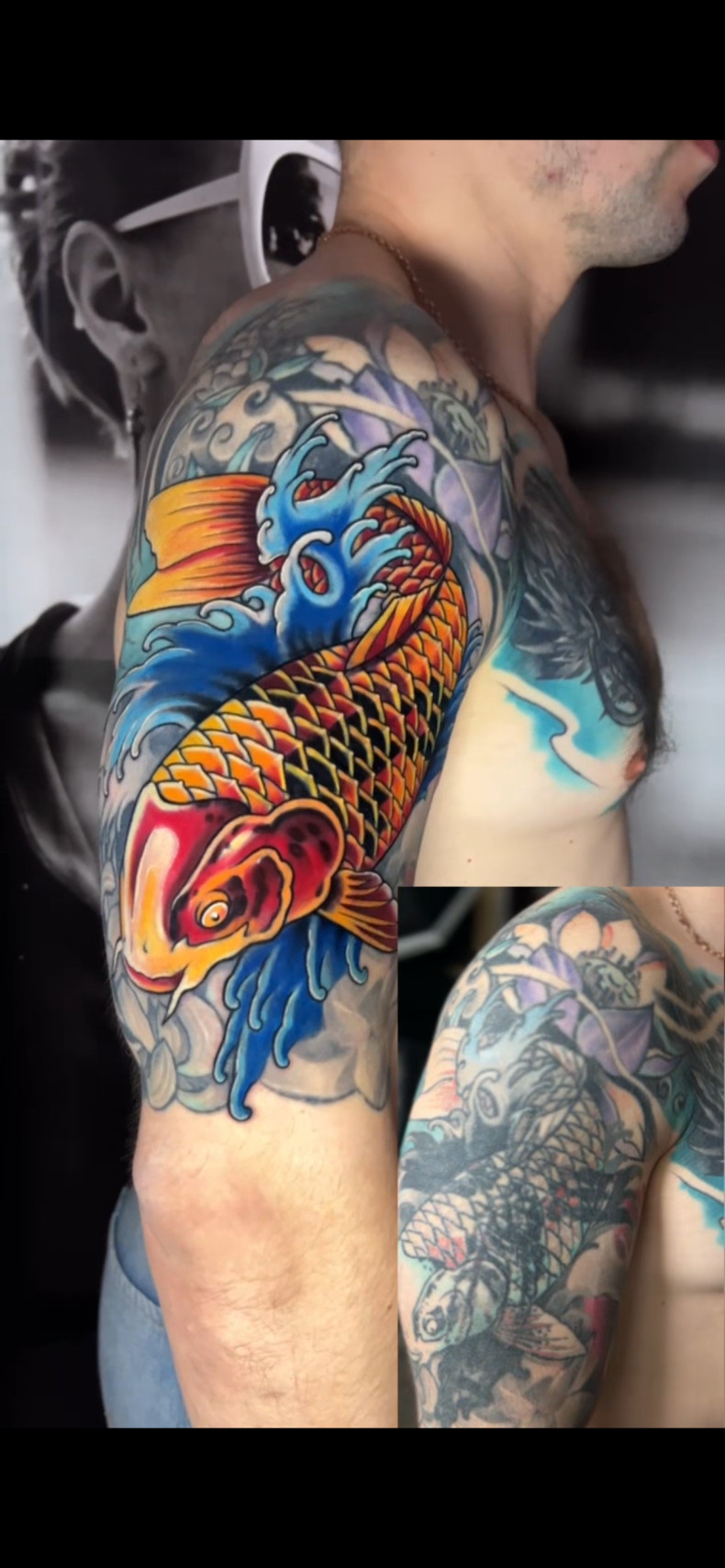 Для хлопців рукав кольорові, фото - Тату салон Free Art Tattoo