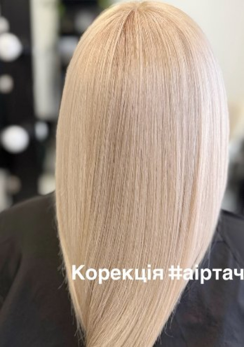 Стрижка на длинные волосы укладка волос блонд, фото - Салон красоты Tunique