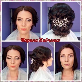 Свадебная прическа
                    Визажист Марина Живченко Николаев