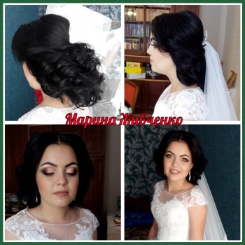 Свадебная прическа
                    Визажист Марина Живченко Николаев