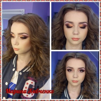 Вечерняя прическа
                    Визажист Марина Живченко Николаев