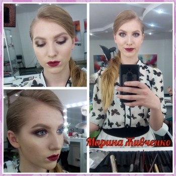 Вечерняя прическа
                    Визажист Марина Живченко Николаев