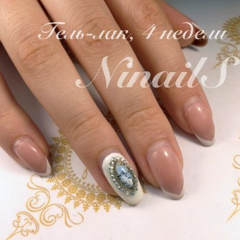 Наращивание ногтей: выкладной френч
                    Нігтьова студія CONFITURE Миколаїв