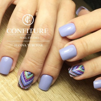 Сложная роспись ногтей
                    Нігтьова студія CONFITURE Миколаїв