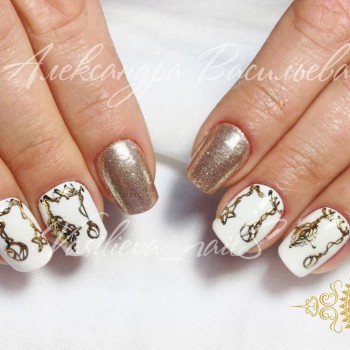 Сложная роспись ногтей
                    Нігтьова студія CONFITURE Миколаїв