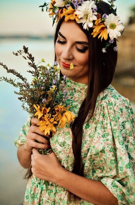 Фотосесія на природі жіночна річці, фото - Візажист Ирина Шалимова