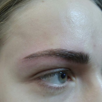 Татуаж: Век - межресничка
                    Студия татуажа Студия татуажа Виктории Громовой Харьков