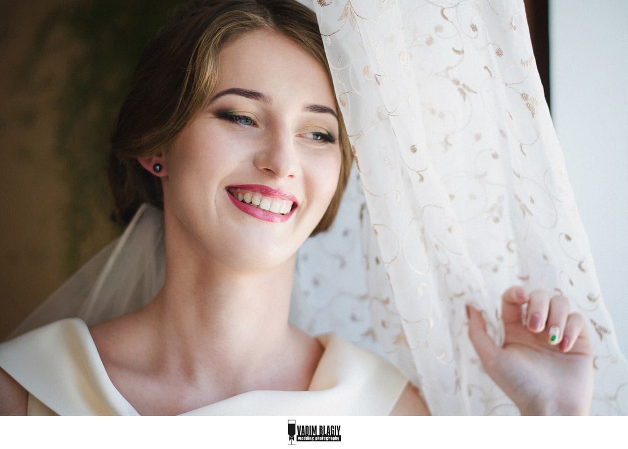 Весільна фотосесія портретна у сукні, фото - Візажист Ирина Орленко
