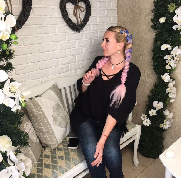 Брейды боксерские косы розовый цвет волос, фото -  Sayyabeauty