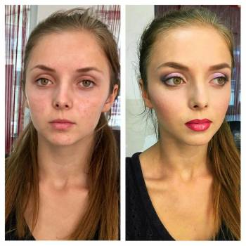 Профессиональный макияж, фото -  Deluxe