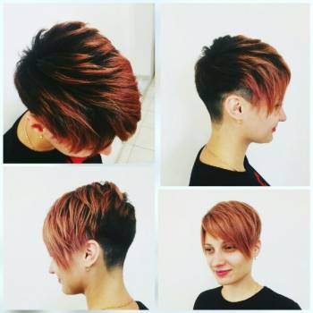 Женская стрижка, фото -  2D