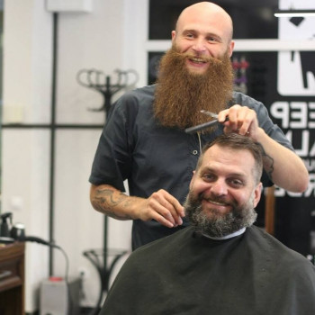 Чоловіча стрижка барбершоп, фото -  Barbershop на Ленина