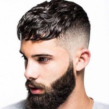 Мужская стрижка кроп мужские стрижки на длинные волосы, фото -  Barbershop на Ленина