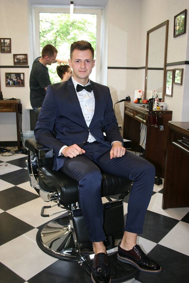 Мужская стрижка фейд модная, фото -  Barbershop на Ленина