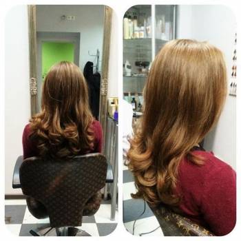 Женская стрижка укладка волос, фото -  Eco-Salon