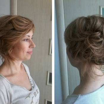 Жіноча стрижка укладка волосся, фото -  Eco-Salon