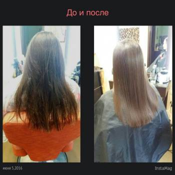прямые волосы, выпрямление волос