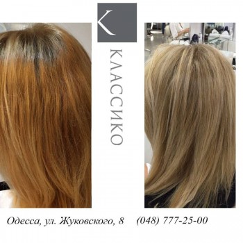 Окрашивание NAPURA Organic (Italy)
                    Салон краси Классико Одеса