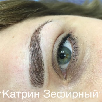 Татуаж брів перманентний макіяж оформлення, фото -  Катрин Зефирный