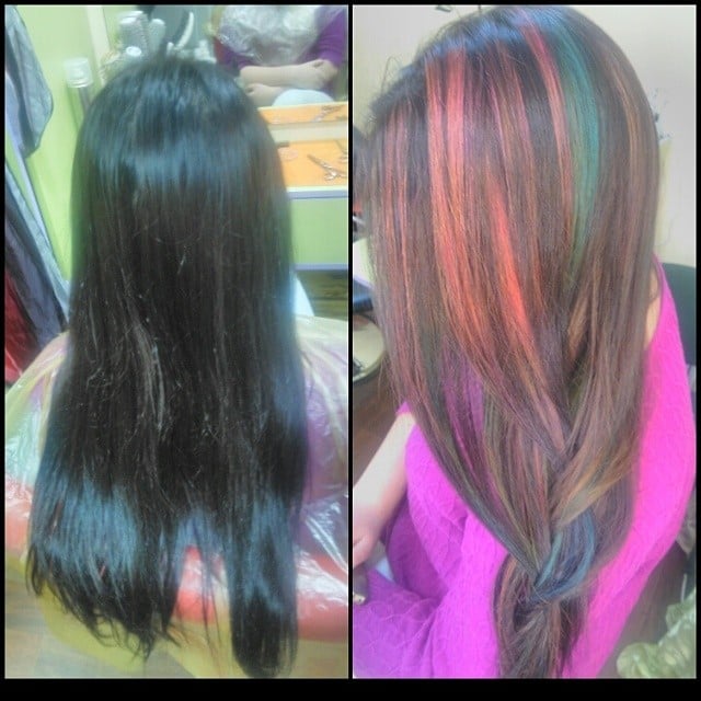 Сложное окрашивание колорирование пепельный цвет волос, фото - Парикмахер Марго Куевда