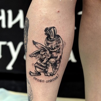 Тату кайфтаттоо #kajftattoо #tattoo #krivbastattoo #кайф #кривойрогтату #кривойрогпирсинг #кривбасстату #пирсингкривойрог #пирскривбасс #няшкатату #пирсингкривойрог #удалениетату #украинатату #безтату #безтатухи #татузаграфика #кривойрогудалениетату #татуукраина #кайфтату #татукривойрог #татухакривбасс #татуукраина #випшейдинг #няшкатату #заець #татузаець #заецтату #юмор #юмортату, фото - Тату мастер Сергей Педченко