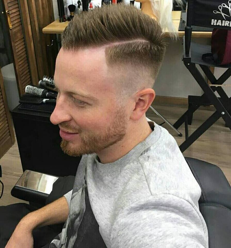 Чоловіча стрижка на коротке волосся фейд, фото -  Hairdresser