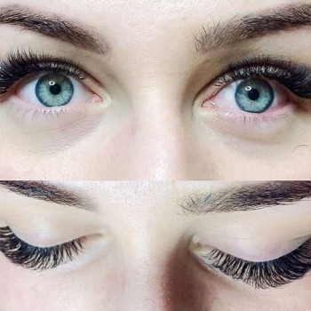 Оформлення брів нарощеннявій, фото - нігтьова студія Backstage