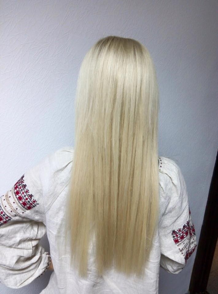 Стрижка на длинные волосы женская блонд, фото -  DMNK Style