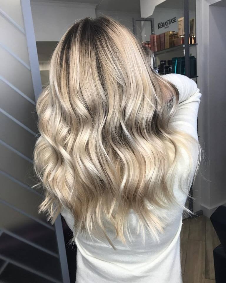 Стрижка на длинные волосы женская блонд, фото -  New Look