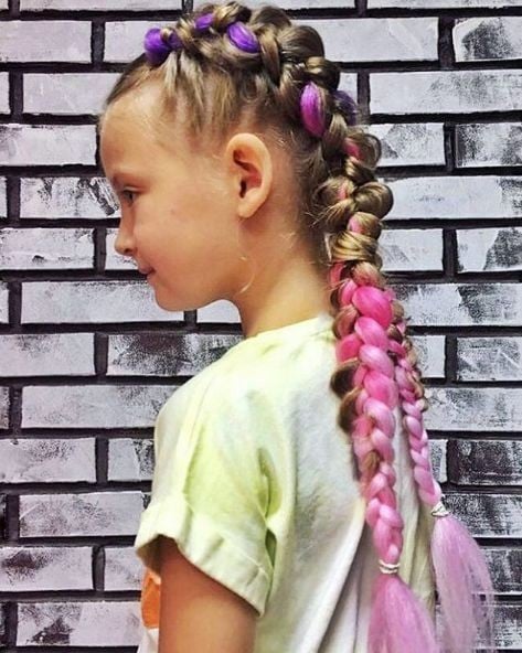 Стрижка на длинные волосы детская для девочки, фото -  N-Style